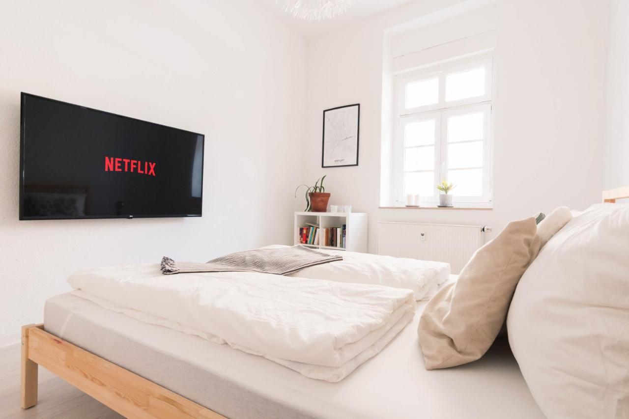 Gemutliche 45M² Wohnung Mit Netflix & Disney+ Erfurt Exteriör bild